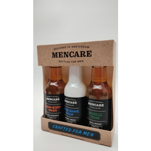 Zestaw podarunkowy do pielęgnacji Mencare Bottled dla faceta 3 butelki SET