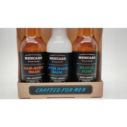 Zestaw podarunkowy do pielęgnacji Mencare Bottled dla faceta 3 butelki SET