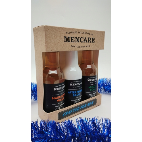 Zestaw podarunkowy do pielęgnacji Mencare Bottled dla faceta 3 butelki SET