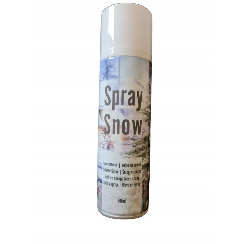 SZTUCZNY ŚNIEG W SPRAYU BUTELKA SPRAY REALISTYCZNY EFEKT ŚNIEGU 300ml x 2