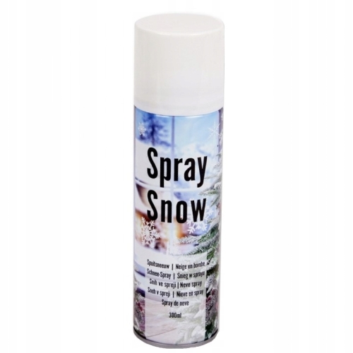 SZTUCZNY ŚNIEG W SPRAYU BUTELKA SPRAY REALISTYCZNY EFEKT ŚNIEGU 300ml x 2