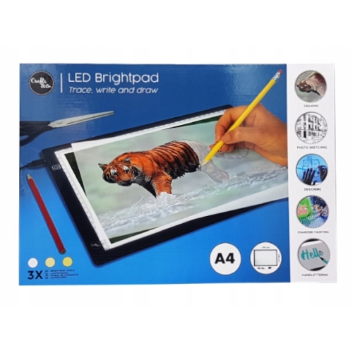 Deska kreślarska ULTRALEKKA podświetlana LED tablica Craft & Co format A4