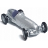 MERCEDES-BENZ W125 1937 METALOWY MODEL SAMOCHODU RESORAK WELLY 1:24 SREBRNY