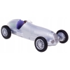 MERCEDES-BENZ W125 1937 METALOWY MODEL SAMOCHODU RESORAK WELLY 1:24 SREBRNY