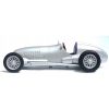 MERCEDES-BENZ W125 1937 METALOWY MODEL SAMOCHODU RESORAK WELLY 1:24 SREBRNY