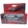 MERCEDES-BENZ W125 1937 METALOWY MODEL SAMOCHODU RESORAK WELLY 1:24 SREBRNY