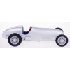 MERCEDES-BENZ W125 1937 METALOWY MODEL SAMOCHODU RESORAK WELLY 1:24 SREBRNY