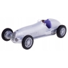 MERCEDES-BENZ W125 1937 METALOWY MODEL SAMOCHODU RESORAK WELLY 1:24 SREBRNY