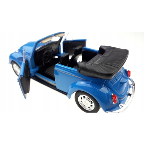 Vw Volkswagen Karmann Ghia Coupe kolekcjonerski model 1:34 welly NIEBIESKI