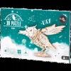 DREWNIANE PUZZLE 3D MAGICZNA SOWA 64 ELEMENTY ZRÓB TO SAM DIY 30x20x12 CM