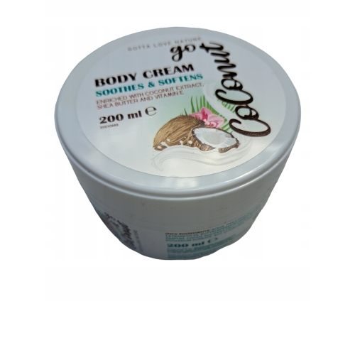 KREM DO CIAŁA KOKOSOWY NAWILŻAJĄCY NATURALNY WITAMINA E 200 ML
