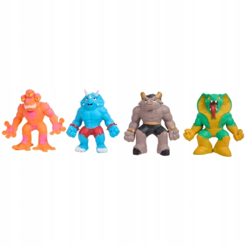 ZESTAW 4 SZTUK ROZCIĄGLIWYCH FIGUREK BRYGADA STRECH SQUAD KOLEKCJA 713