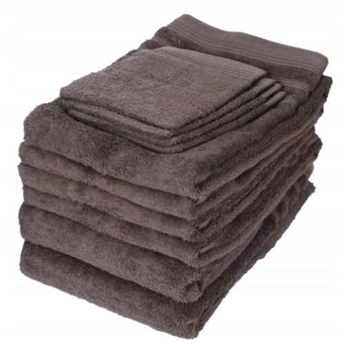 LUKSUSOWE RĘCZNIKI KĄPIELOWE 70x140 PREMIUM PREZENT PARAPETÓWKA 10 SZT