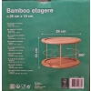 Etażerka Patera na ciasto ciasteczka Porcelanowa Dwupoziomowa New Bone