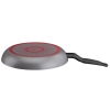 Patelnia tradycyjna Tefal Simply Clean 28 cm tytanowa z rączką do pieczenia