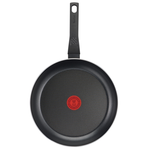 Patelnia tradycyjna Tefal Simply Clean 28 cm tytanowa z rączką do pieczenia