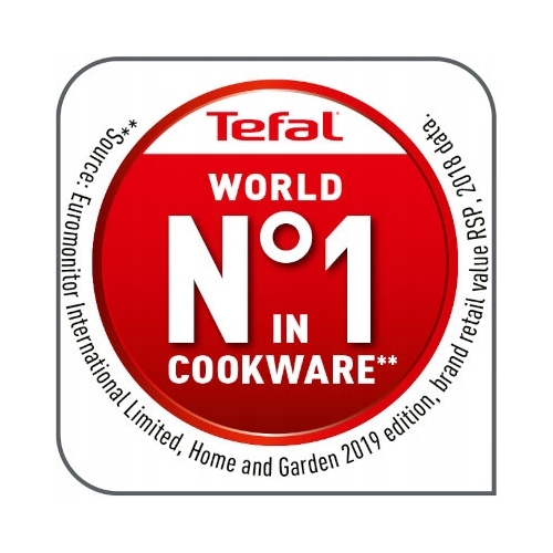 Patelnia tradycyjna Tefal Simply Clean 28 cm tytanowa z rączką do pieczenia
