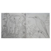 ANTYSTRESOWA EKSLUZYWNA KOLOROWANKA KSIĄŻKA ANIMALS 140GSM 128 STRON WILK