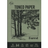 Szkicownik Blok Tonowany Papier A4 120 GSM 15% BAWEŁNY 50 KARTEK ZIELONY
