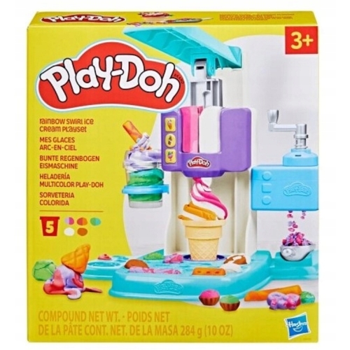 Play-Doh Ciastolina Zakręcona Lodziarnia duża dla dzieci na prezent G0028