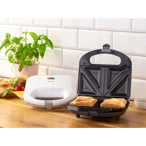 Opiekacz TOSTER do KANAPEK 2 TOSTÓW HOME ESSENTIALS 750 W BIAŁY
