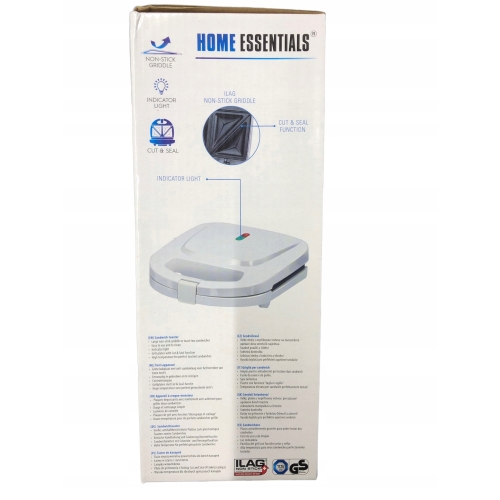 Opiekacz do kanapek Toster Sandwich Home Essentials 750W CZARNY ST-126768
