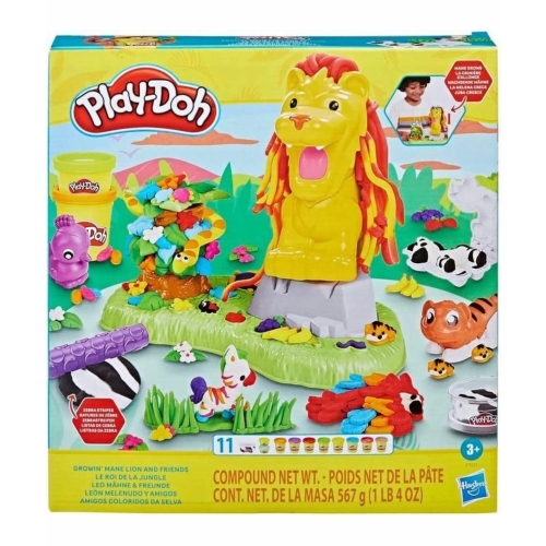 Ciastolina PLAY-DOH LEW i Przyjaciele z Dżungli Hasbro duży zestaw 3+F7221