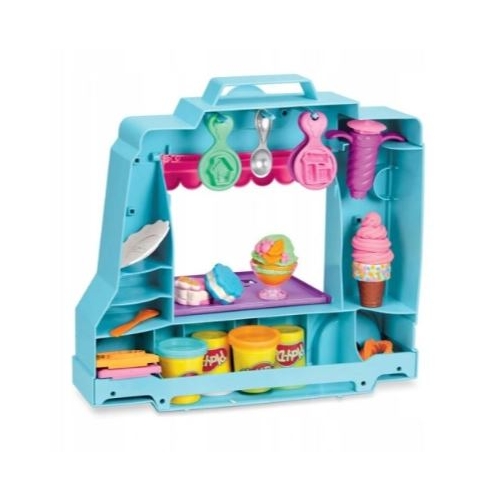 Ciastolina Zestaw Ciężarówka z lodami HASBRO PLAY DOH Lodziarnia F1390 3+