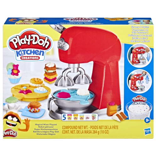 Ciastolina Play-Doh duży zestaw mikserów Magic prezent dla dzieci F4718