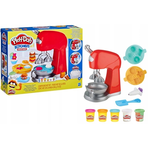 Ciastolina Play-Doh duży zestaw mikserów Magic prezent dla dzieci F4718