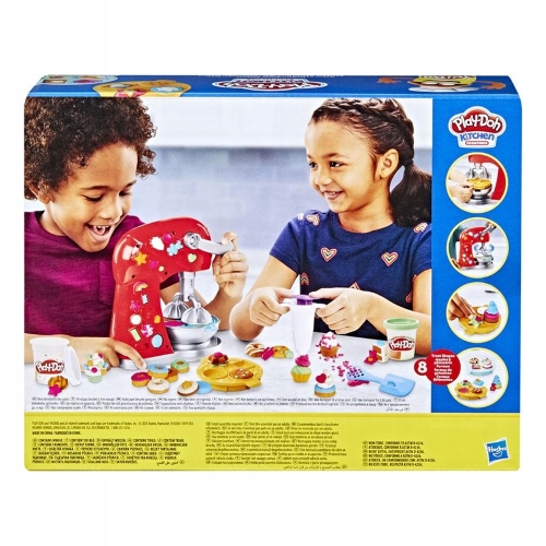 Ciastolina Play-Doh duży zestaw mikserów Magic prezent dla dzieci F4718