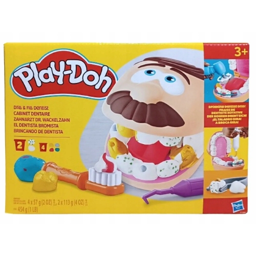 PLAY DOH CIASTOLINA DENTYSTA HASBRO Duży Zestaw zestaw dla dzieci F1259