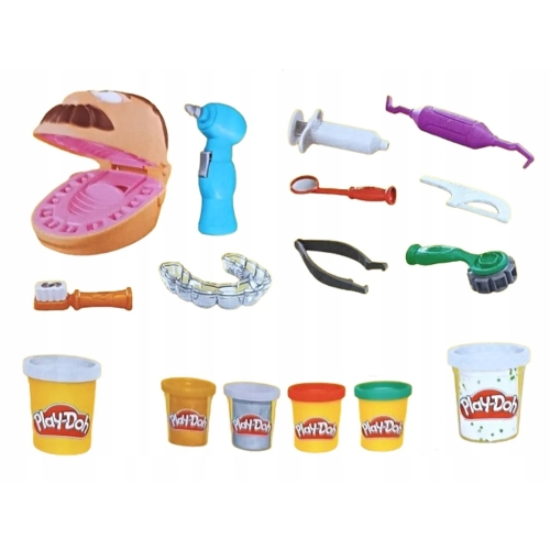PLAY DOH CIASTOLINA DENTYSTA HASBRO Duży Zestaw zestaw dla dzieci F1259