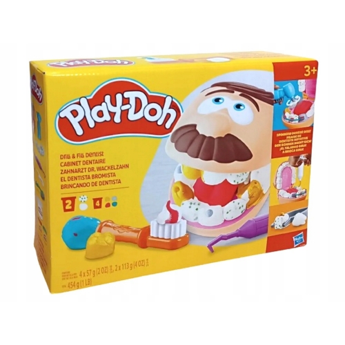 PLAY DOH CIASTOLINA DENTYSTA HASBRO Duży Zestaw zestaw dla dzieci F1259