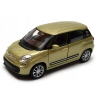 Fiat 500L 2013 metalowy model w skali 1:34 - 39 WELLY Nex złoty