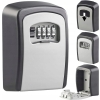 Sejf zamek szyfrowy Kasetka na pieniądze metalowa 12x10x18 cm DUŻY CZARNY