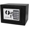 Sejf zamek szyfrowy Kasetka na pieniądze metalowa 12x10x18 cm DUŻY CZARNY