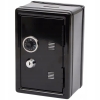 Sejf zamek szyfrowy Kasetka na pieniądze metalowa 12x10x18 cm DUŻY CZARNY