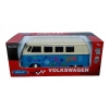 VOLKSWAGEN BUS 1:34 WELLY MARKOWY METALOWY MODEL SAMOCHODU Z NAPĘDEM BLUE
