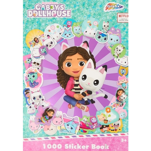 Naklejki klasyczne samoprzylepne zeszyt A4 GABBYS DOLLHOUSE 1000 sztuk