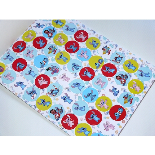 Naklejki klasyczne samoprzylepne zeszyt A4 DISNEY STITCH 20 STRON 1000 szt