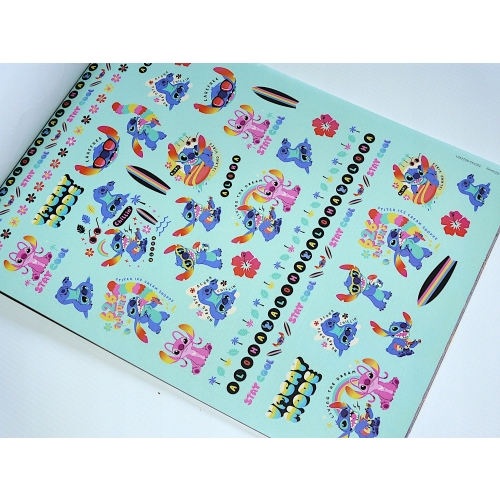 Naklejki klasyczne samoprzylepne zeszyt A4 DISNEY STITCH 20 STRON 1000 szt