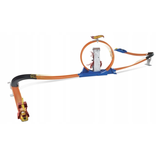 Tor samochodowy Mattel Hot Wheels Podwójny zjazd z dwoma samochodzikami 15