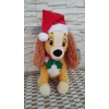Maskotka Disney Zakochany Kundel w czapce światecznej z dżwiekami 30 cm