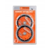 Tarcze diamentowe Werckmann 2 sztuki segmentowe i turbo 125 mm Mocne