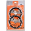 Tarcze diamentowe Werckmann 2 sztuki segmentowe i turbo 125 mm Mocne