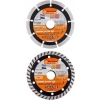 Tarcze diamentowe Werckmann 2 sztuki segmentowe i turbo 125 mm Mocne
