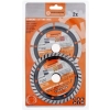 Tarcze diamentowe Werckmann 2 sztuki segmentowe i turbo 125 mm Mocne