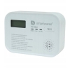Czujnik tlenku węgla Smartwares alarm dźwiękowy LCD 10 lat GW biały PD-8826