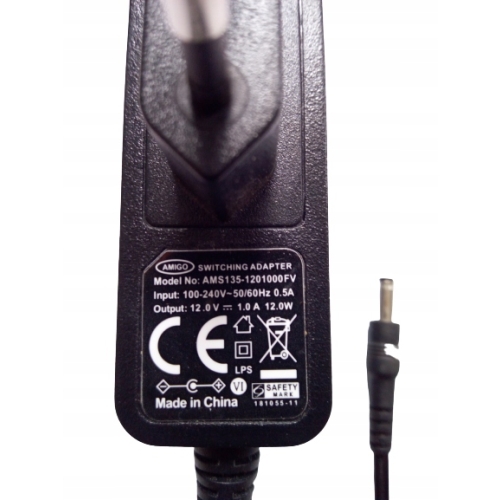 ORYGINALNY ZASILACZ TVSAT CANAL+ NC+ POLSAT BOX model A018112 PE1 12V 1,5A
